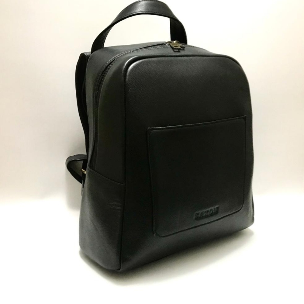 COPY - Black Leather Backpack Brand New never use… - Picture 4 of 10